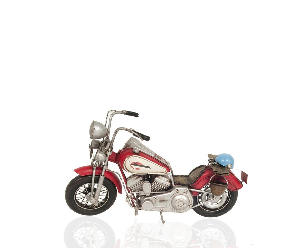 Red Harley Davidson Motorcycle Sculpture HomeRoots
