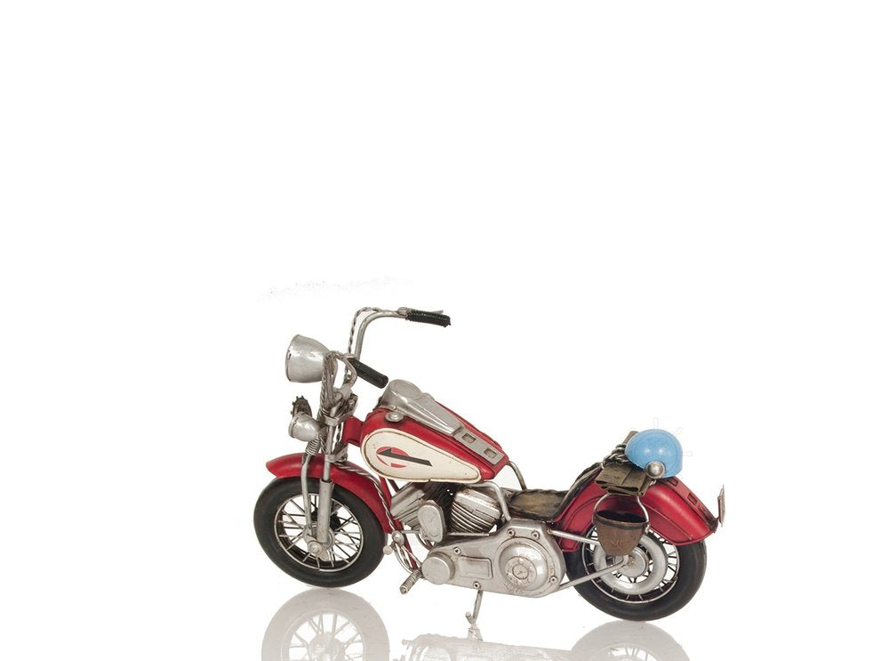 Red Harley Davidson Motorcycle Sculpture HomeRoots