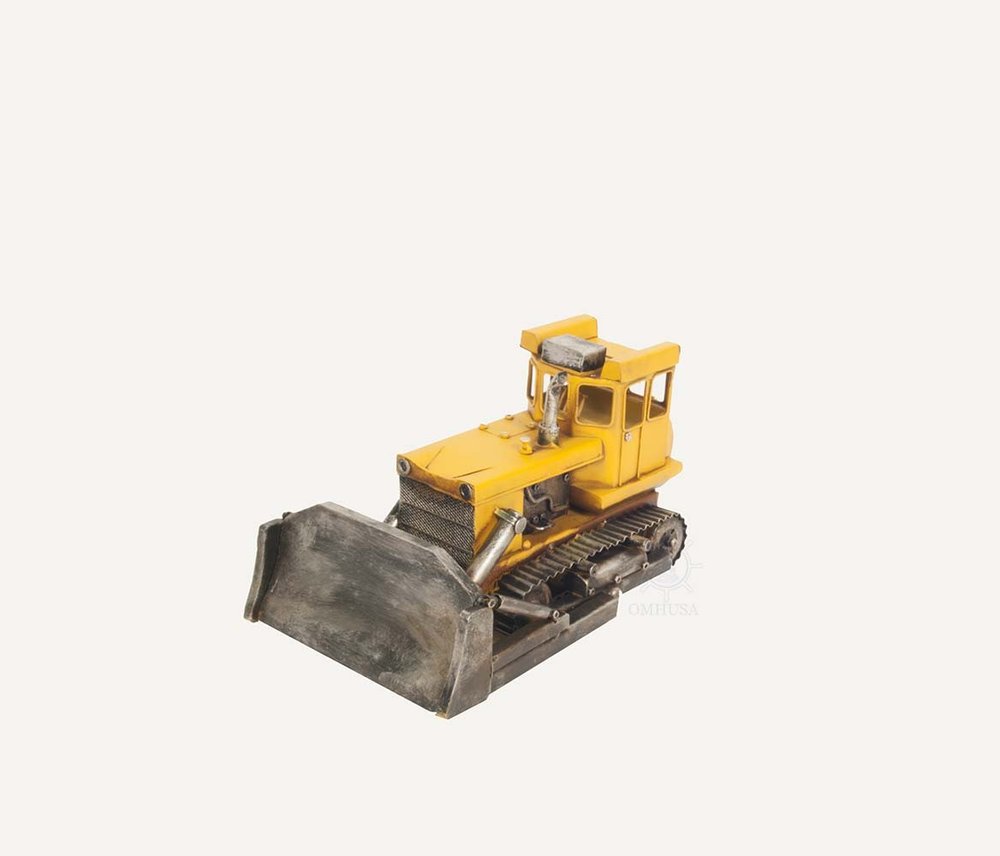 7" Yellow Metal Hand Painted Model Car HomeRoots
