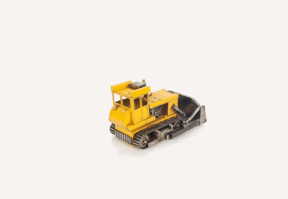 7" Yellow Metal Hand Painted Model Car HomeRoots