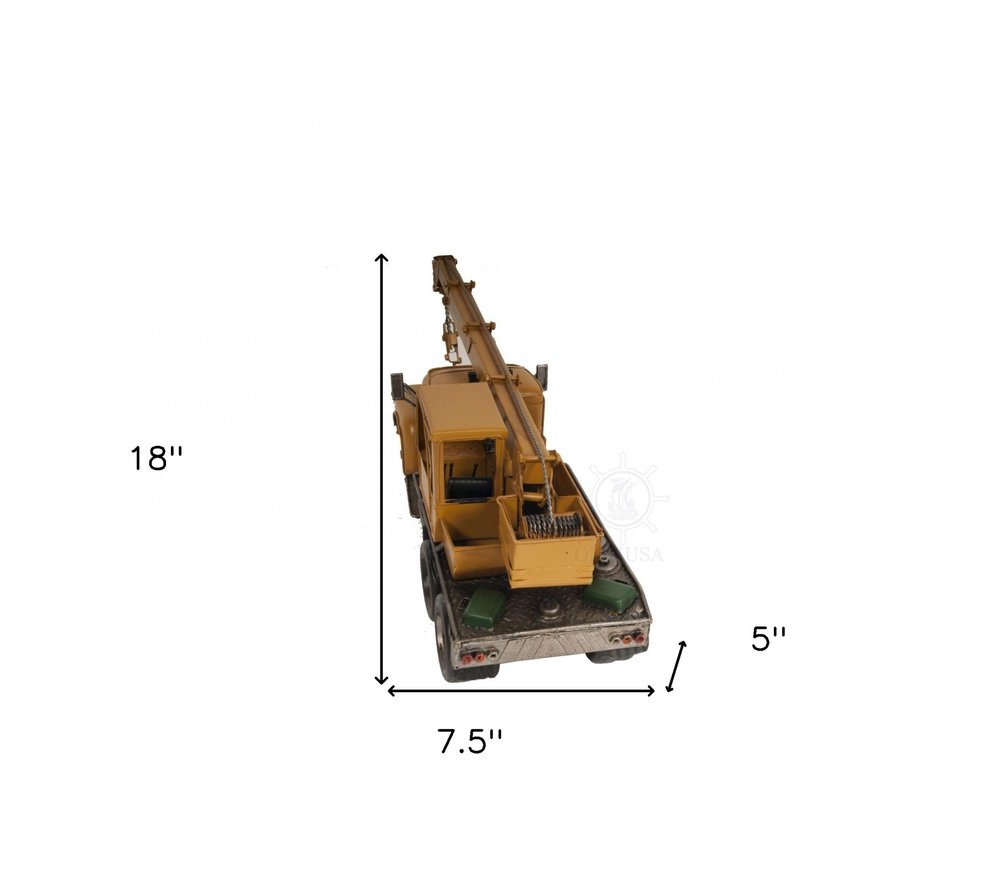 Crane Truck Sculpture HomeRoots