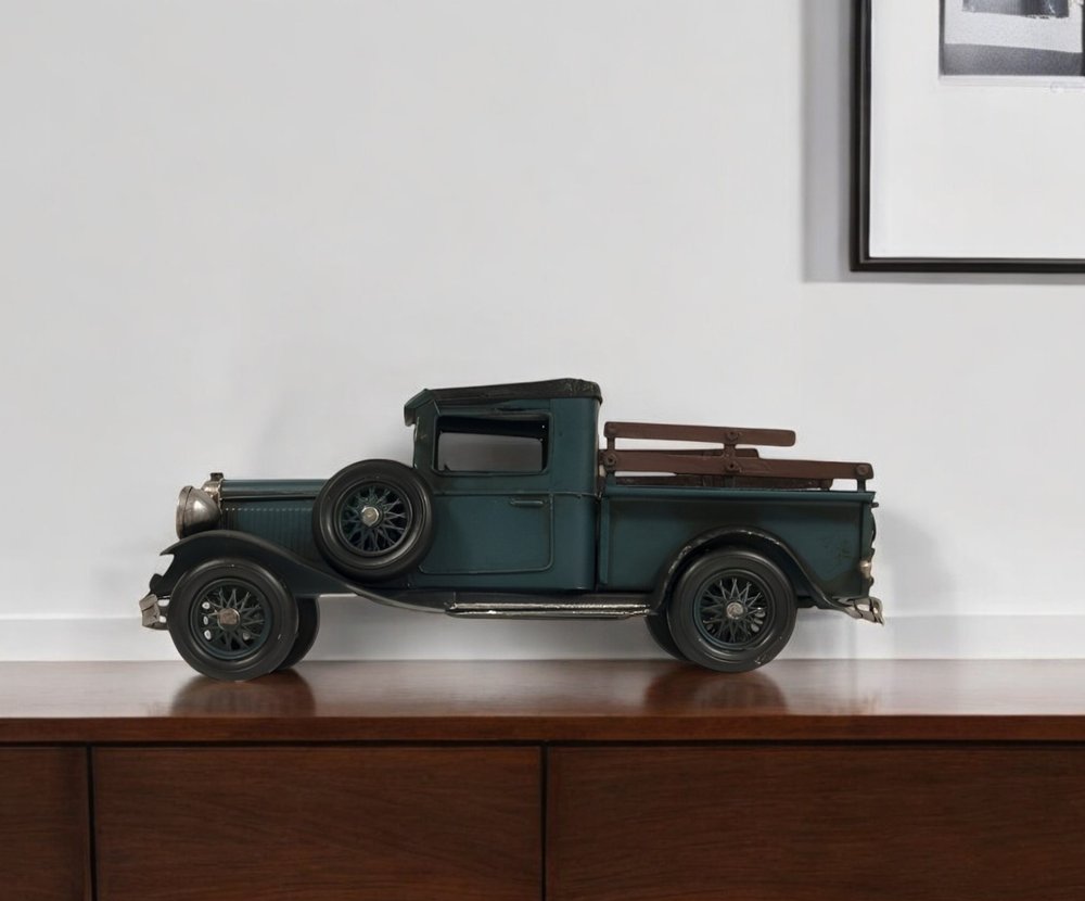 5" Metal c1928 Ford Model A Pickup Hand Painted Model Truck HomeRoots