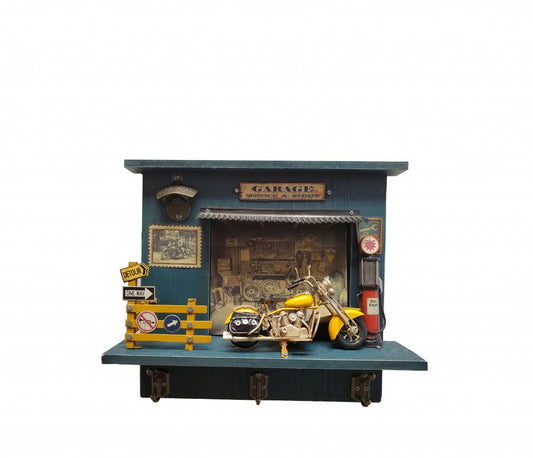 Vintage Harley Garage Key Organizer HomeRoots