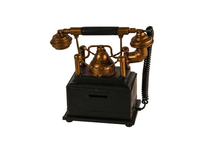 Vintage Telephone Coin Bank HomeRoots