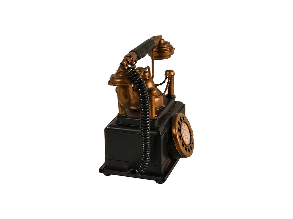 Vintage Telephone Coin Bank HomeRoots