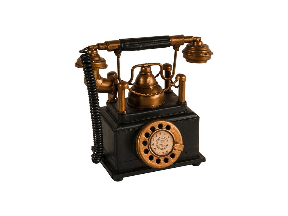 Vintage Telephone Coin Bank HomeRoots