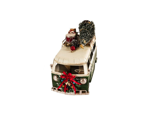 c1960s Volkswagen Christmas Bus Sculpture HomeRoots
