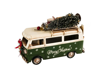 c1960s Volkswagen Christmas Bus Sculpture HomeRoots