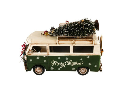 c1960s Volkswagen Christmas Bus Sculpture HomeRoots