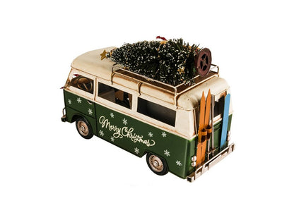 c1960s Volkswagen Christmas Bus Sculpture HomeRoots