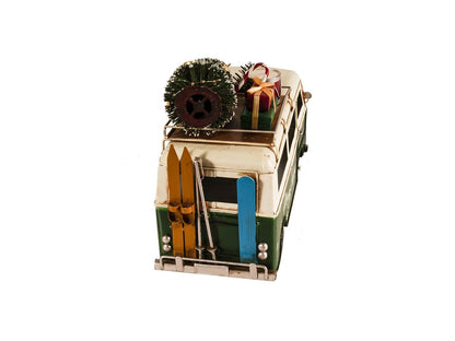 c1960s Volkswagen Christmas Bus Sculpture HomeRoots