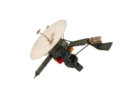 11" Dark Green Metal Hand Painted Model Airplane Tabletop Sculpture HomeRoots