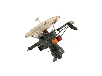 11" Dark Green Metal Hand Painted Model Airplane Tabletop Sculpture HomeRoots