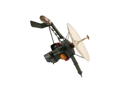 11" Dark Green Metal Hand Painted Model Airplane Tabletop Sculpture HomeRoots