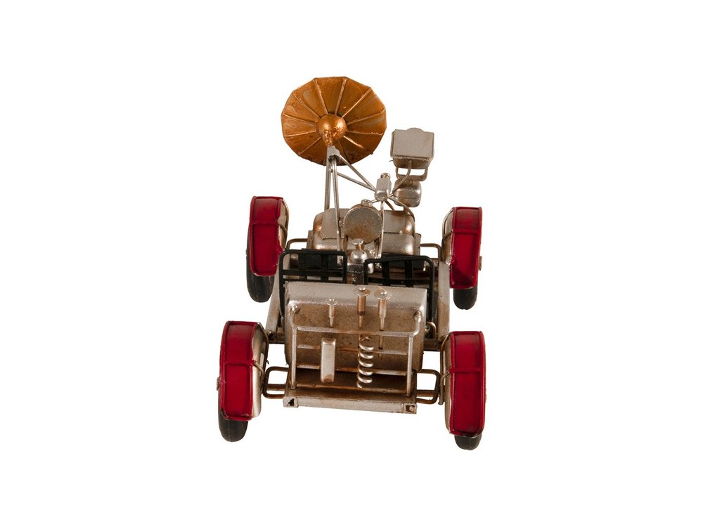 5" Red And Silver Metal Hand Painted Model Car Tabletop Sculpture HomeRoots