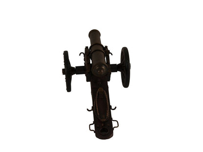 6" Dark Brown Metal Hand Painted Figurine HomeRoots