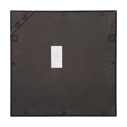 24" Graphite Metal Square Framed Accent Mirror HomeRoots