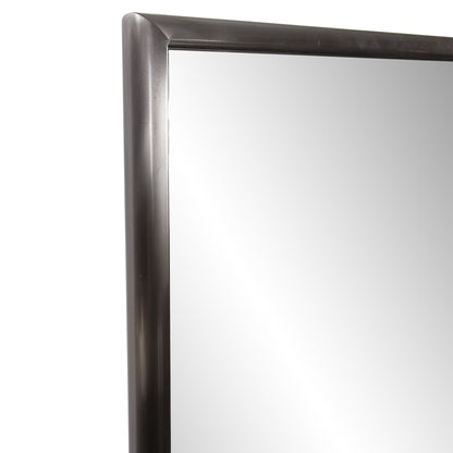 60" Gray Metal Framed Full Length Hanging Mirror