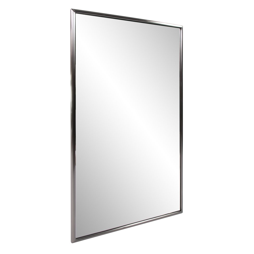 36" Gunmetal Metal Framed Accent Mirror HomeRoots