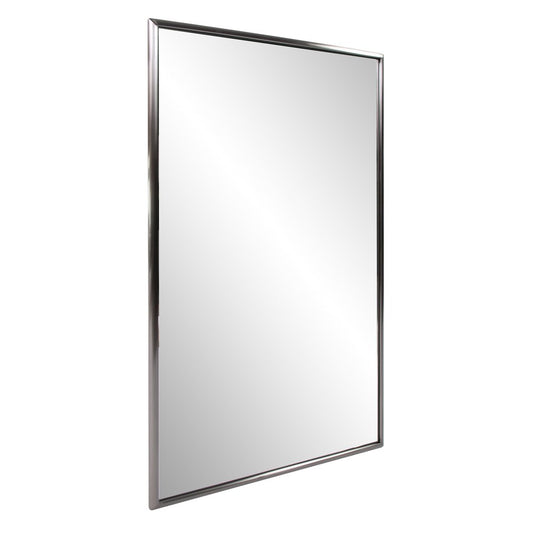 36" Gunmetal Metal Framed Accent Mirror HomeRoots