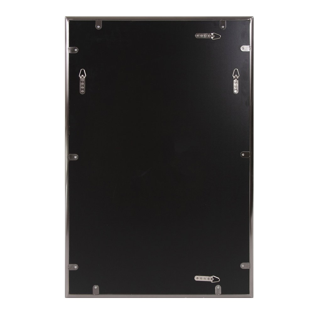 36" Gunmetal Metal Framed Accent Mirror HomeRoots