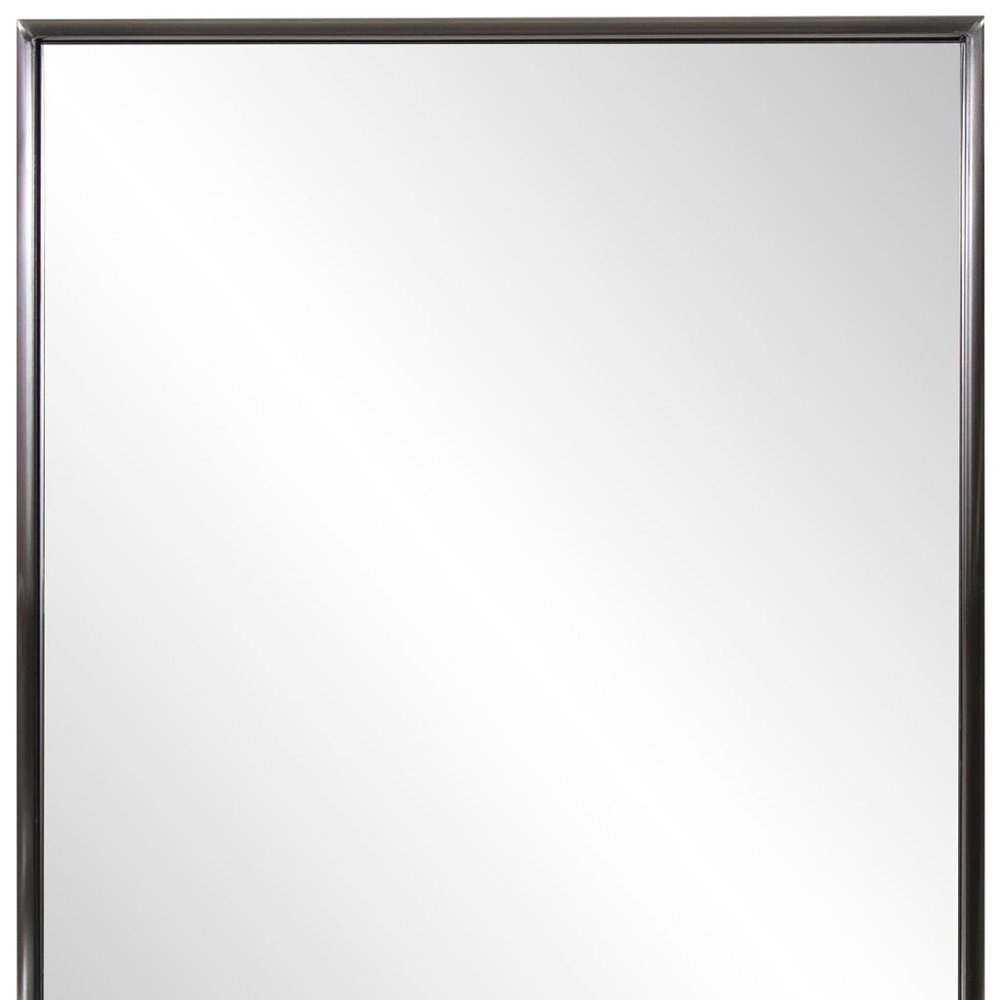 36" Gunmetal Metal Framed Accent Mirror HomeRoots