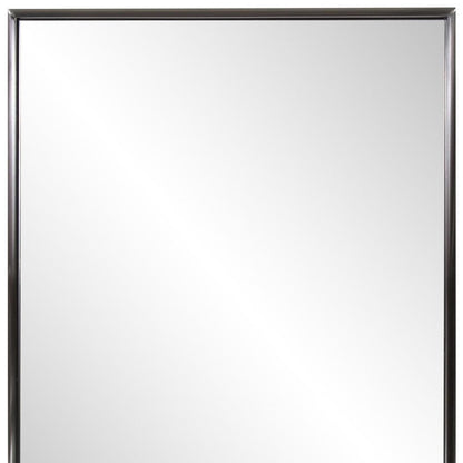 36" Gunmetal Metal Framed Accent Mirror HomeRoots