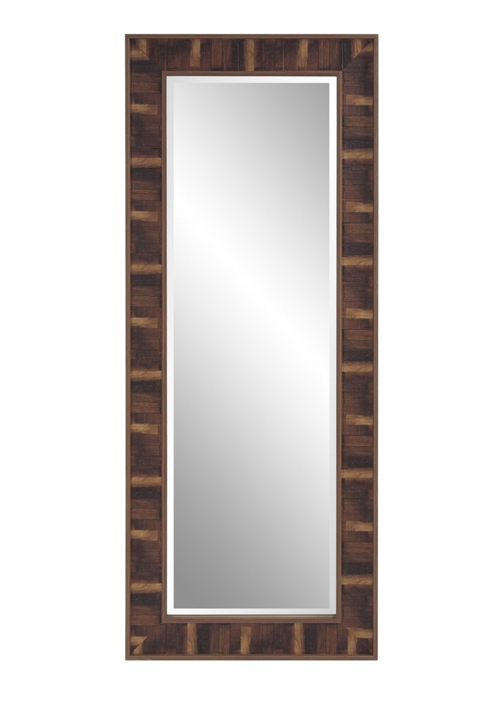 60" Brown Framed Full Length Hanging Mirror HomeRoots