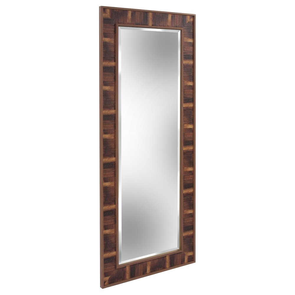 60" Brown Framed Full Length Hanging Mirror HomeRoots