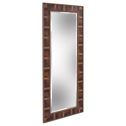 60" Brown Framed Full Length Hanging Mirror HomeRoots