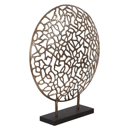 Bronze and Black Abstract Coral Sculpture HomeRoots
