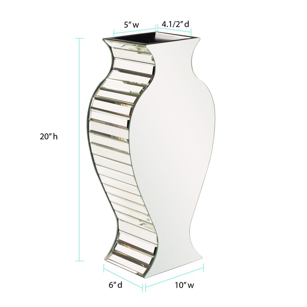 20" Clear Cylinder Table Vase HomeRoots