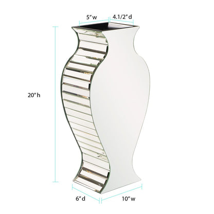20" Clear Cylinder Table Vase HomeRoots