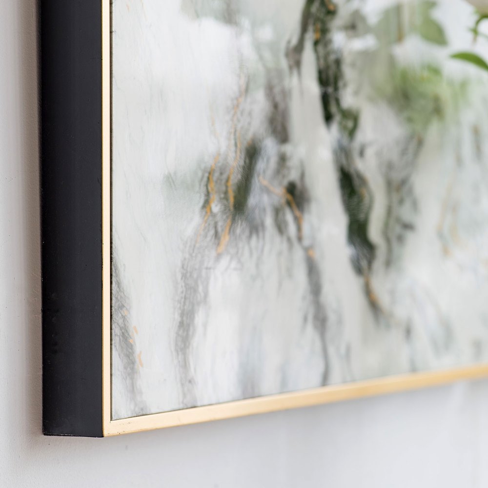 Set of Two White Framed Art — view 5
