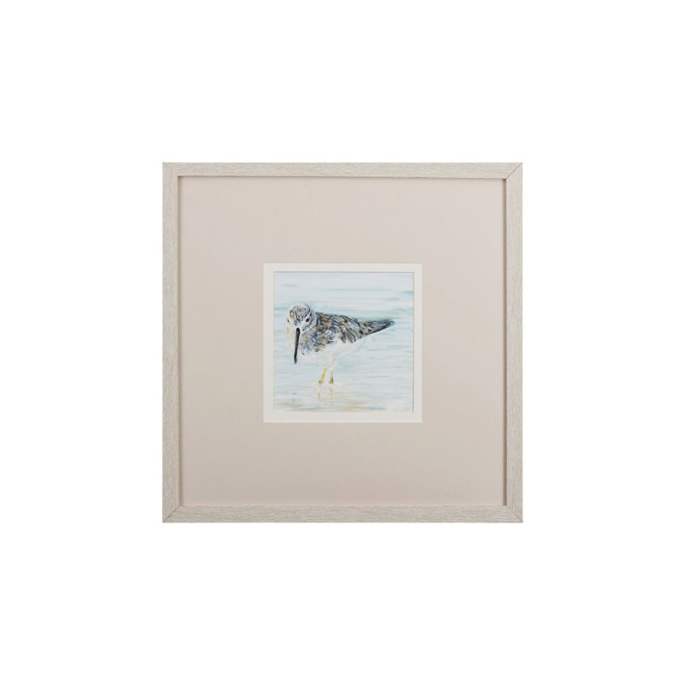 Set of Two Sandpipers Watercolor Wall Art — view 4