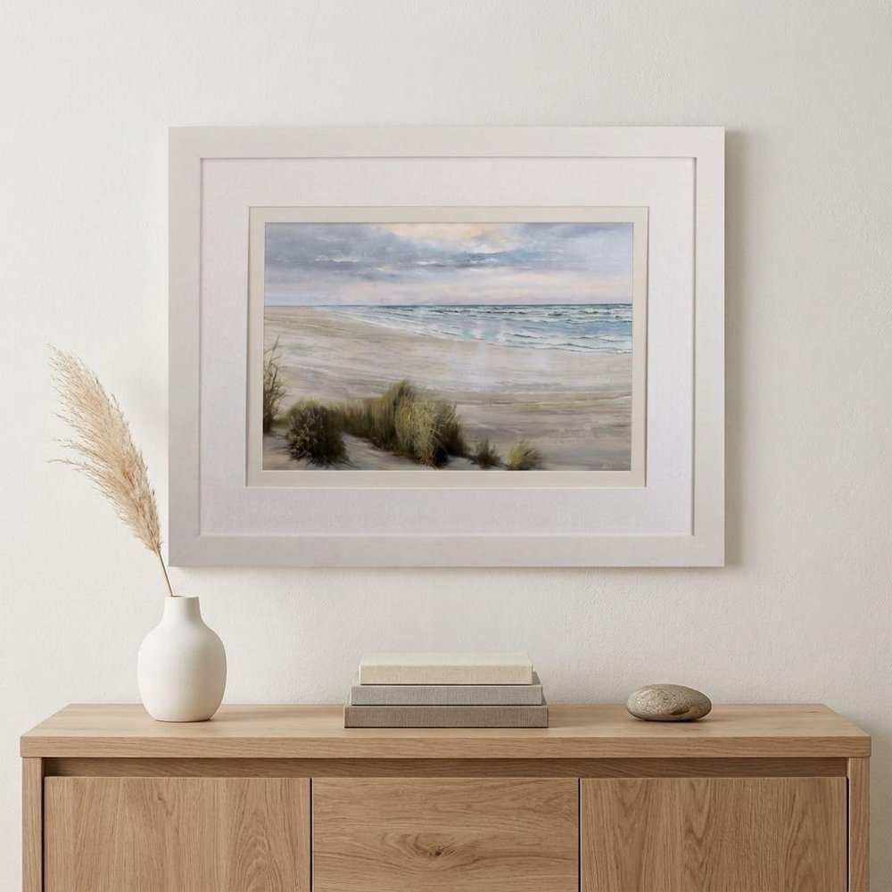 Peaceful Beach Landscape Wall Art — view 3