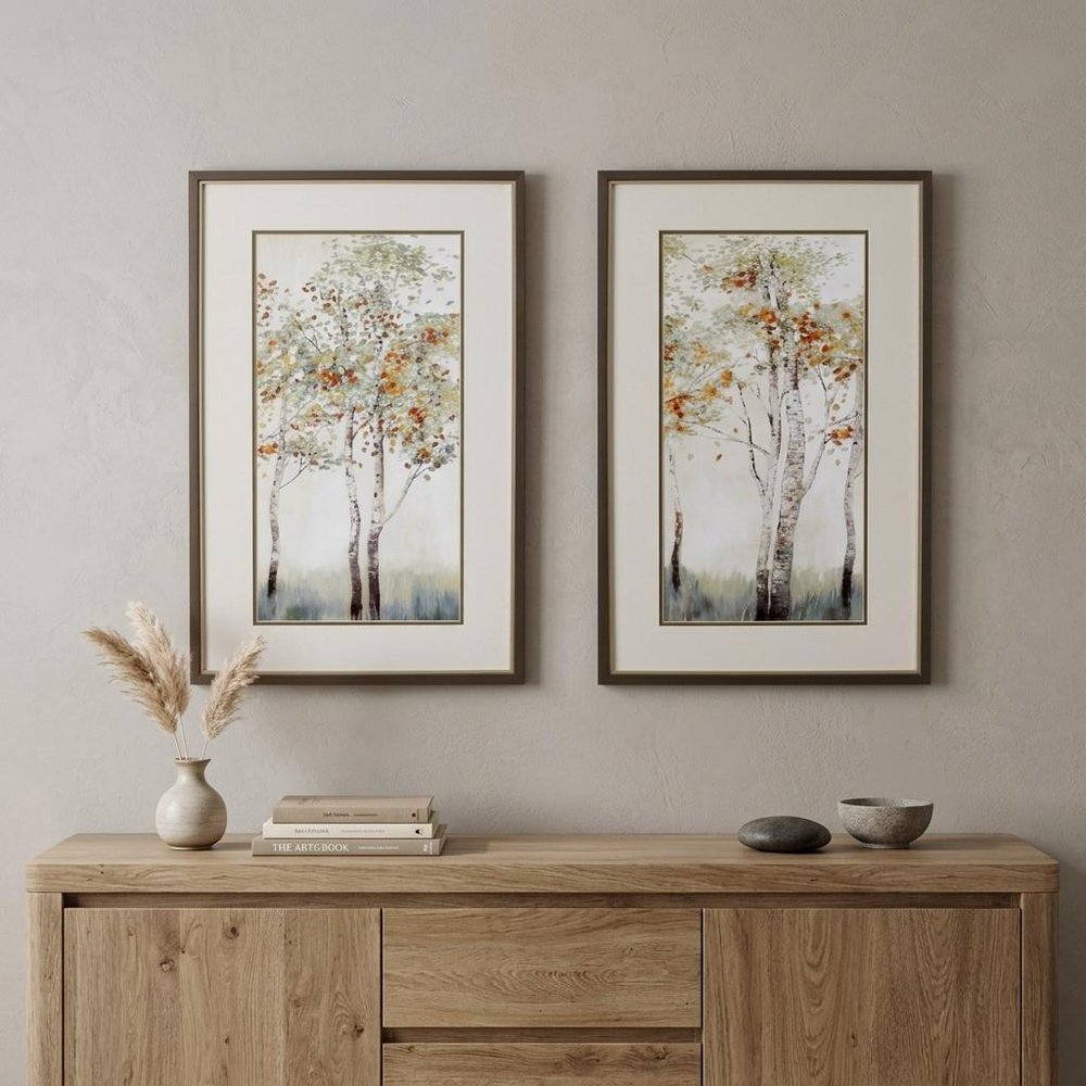 Set of Two Trees in the Fall Wall Art — view 5