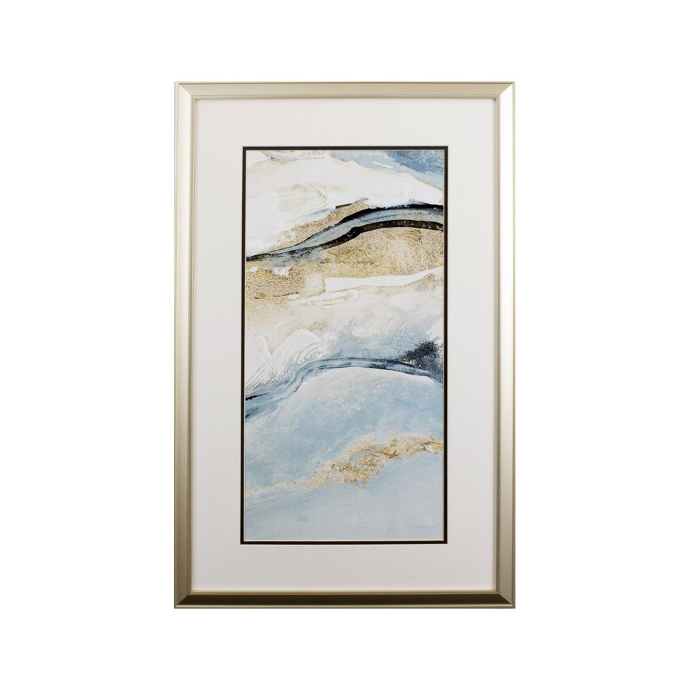 Set of Two Sandy Beach Abstract Wall Art — view 3