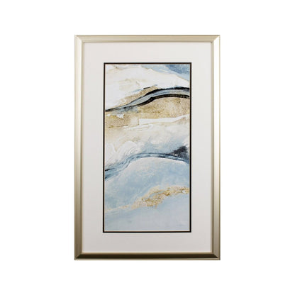 Set of Two Sandy Beach Abstract Wall Art