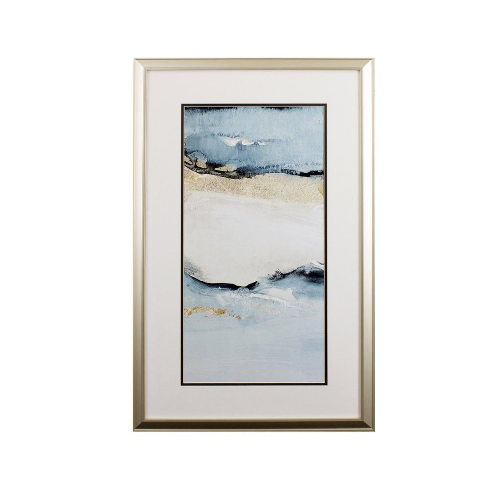 Set of Two Sandy Beach Abstract Wall Art — view 4