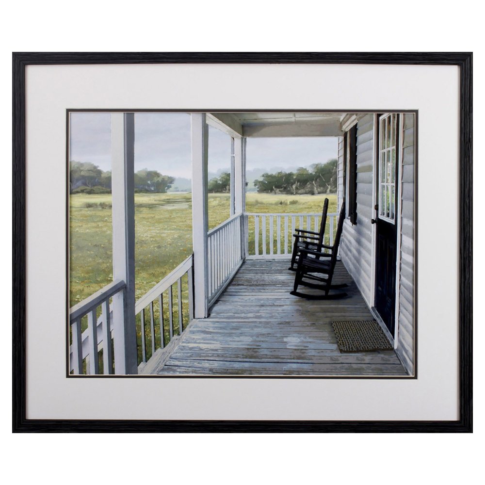 Farmhouse Back Porch Scene Wall Art — view 1