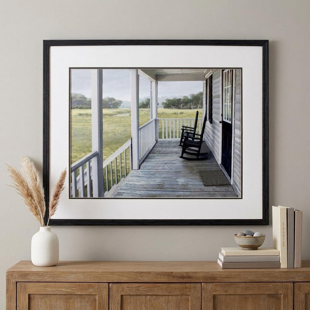 Farmhouse Back Porch Scene Wall Art — view 5