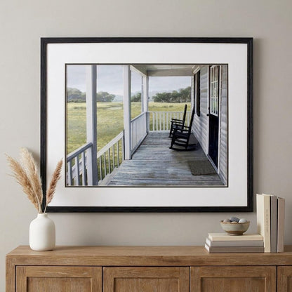 Farmhouse Back Porch Scene Wall Art
