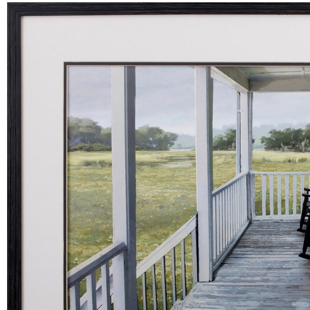 Farmhouse Back Porch Scene Wall Art — view 2