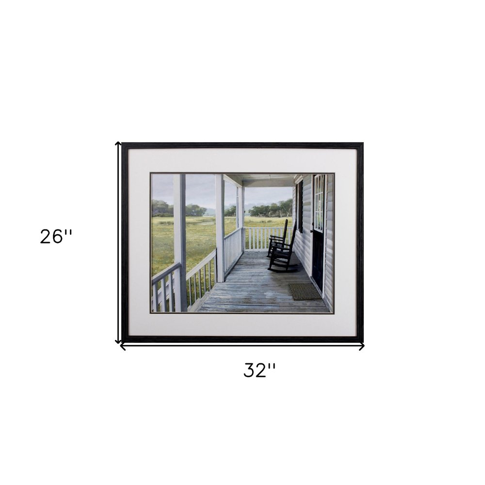 Farmhouse Back Porch Scene Wall Art — view 4