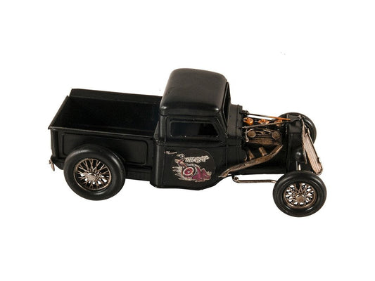5" Black Metal Hand Painted Model Car HomeRoots