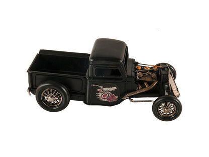 5" Black Metal Hand Painted Model Car