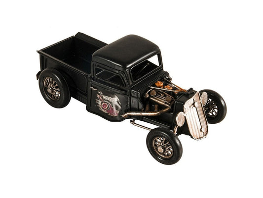 5" Black Metal Hand Painted Model Car HomeRoots