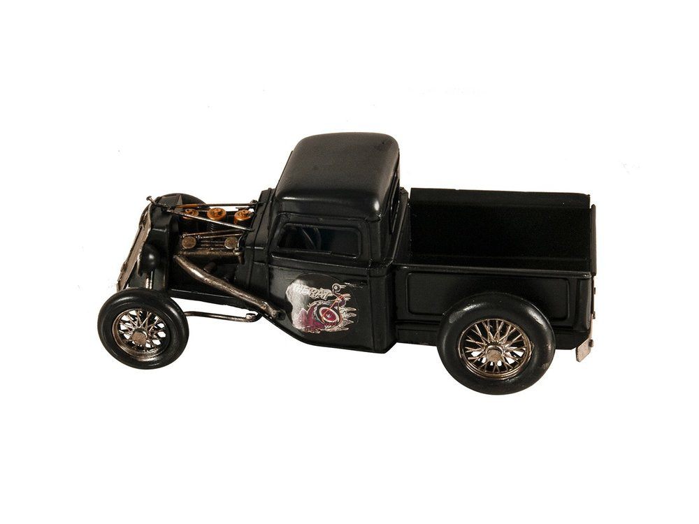 5" Black Metal Hand Painted Model Car HomeRoots