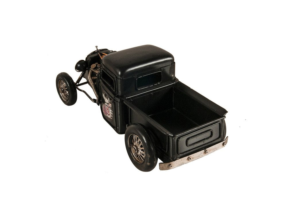5" Black Metal Hand Painted Model Car HomeRoots